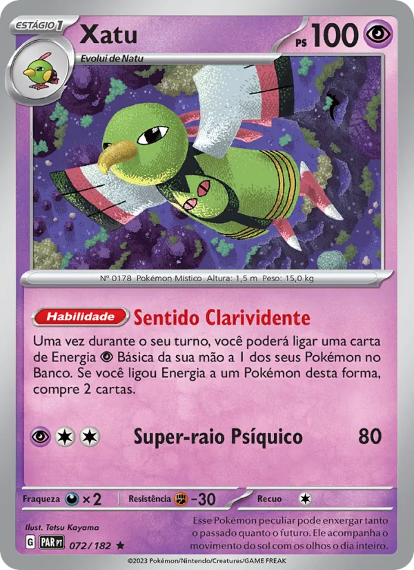 Xatu Fenda Paradoxal 072/182