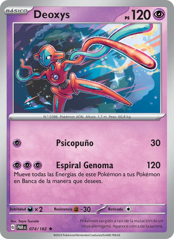 Deoxys Brecha Paradójica 074/182