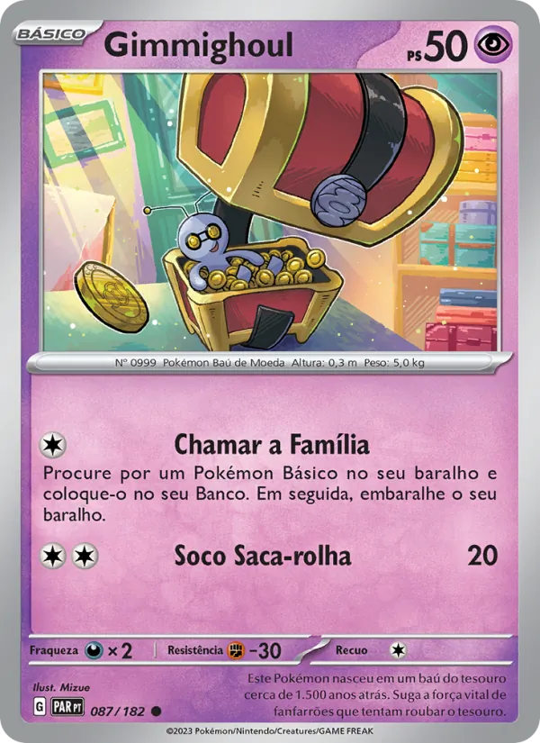 Gimmighoul Fenda Paradoxal 087/182