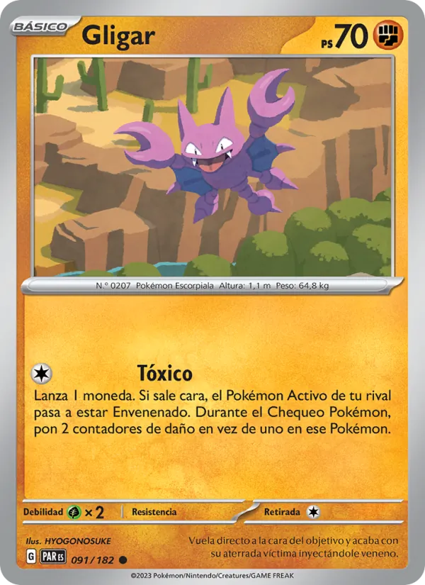 Gligar Brecha Paradójica 091/182