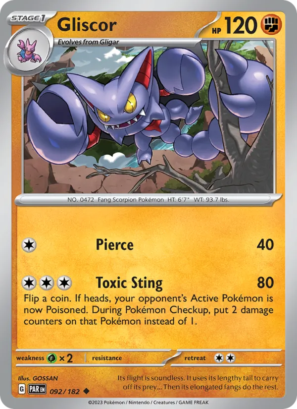 Gliscor Paradox Rift 092/182