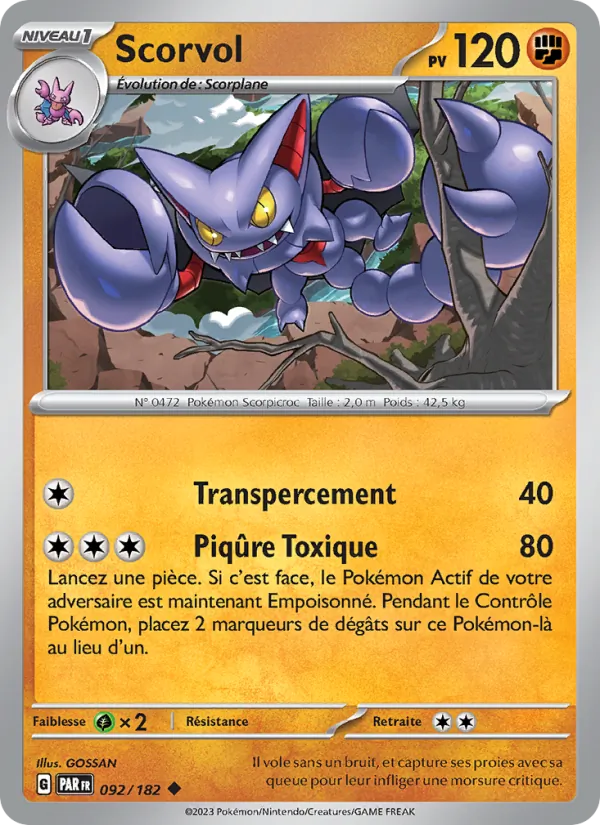 Scorvol Faille Paradoxe 092/182