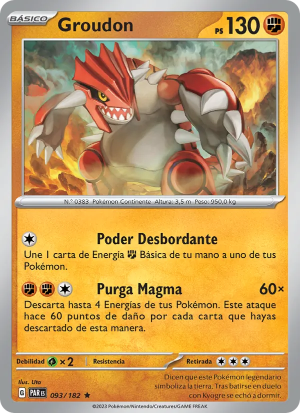 Groudon Brecha Paradójica 093/182