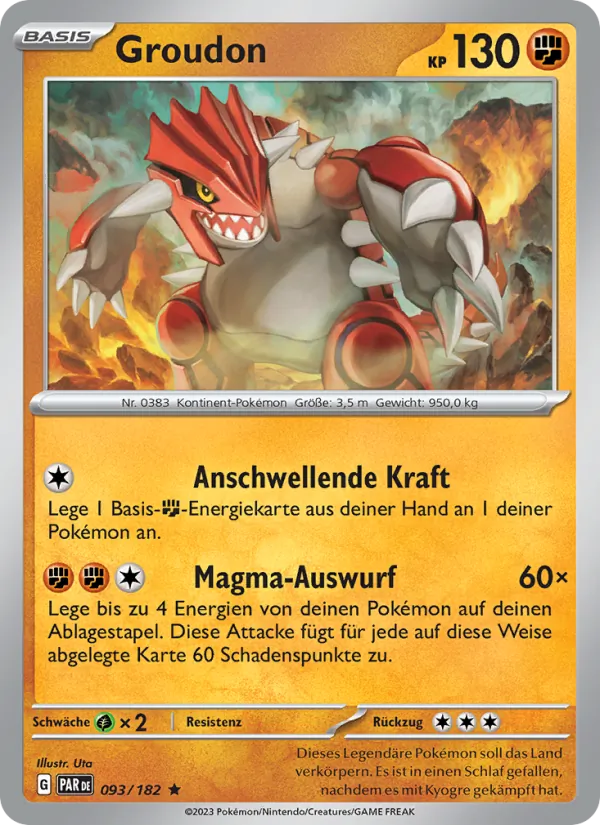 Groudon Paradoxrift 093/182