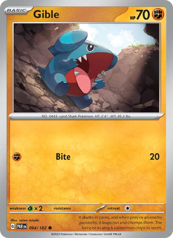 Gible Paradox Rift 094/182