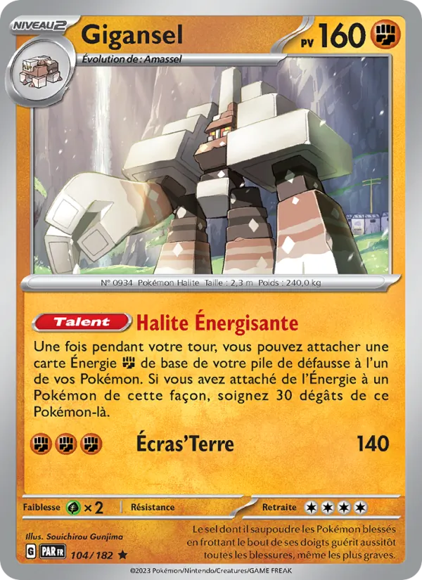 Gigansel Faille Paradoxe 104/182