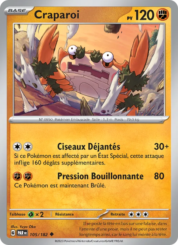 Craparoi Faille Paradoxe 105/182