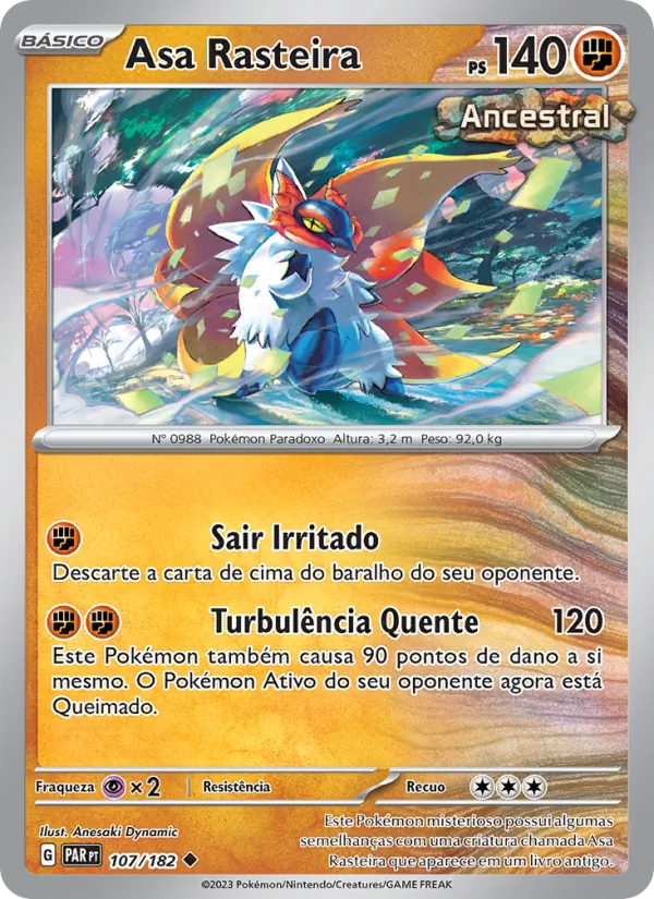 Asa Rasteira Fenda Paradoxal 107/182