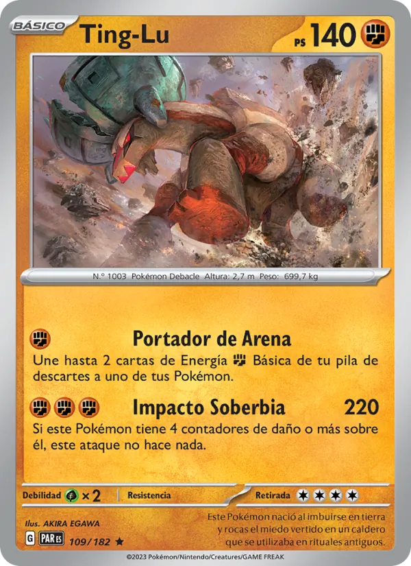 Ting-Lu Brecha Paradójica 109/182
