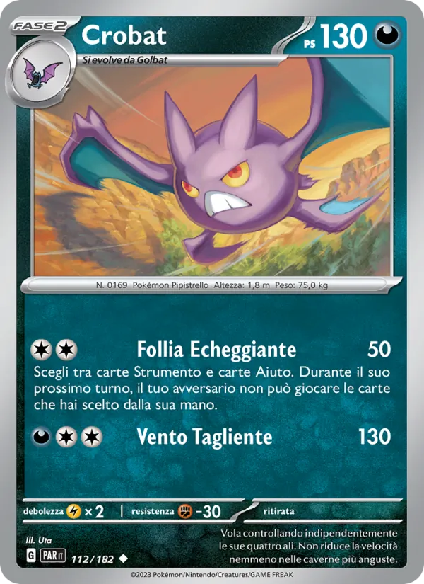 Crobat Paradosso Temporale 112/182