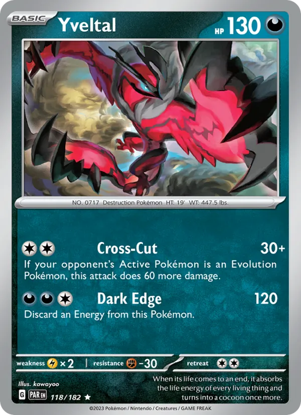 Yveltal Paradox Rift 118/182