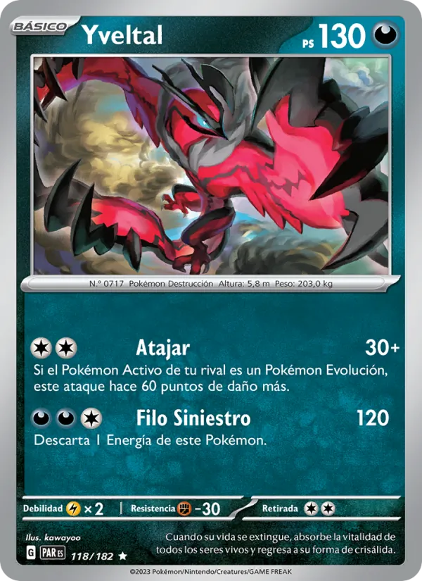 Yveltal Brecha Paradójica 118/182