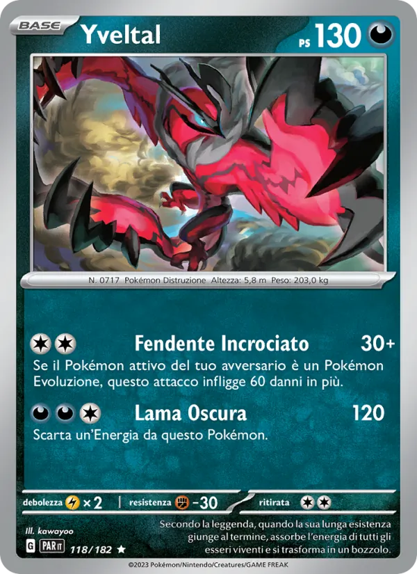 Yveltal Paradosso Temporale 118/182