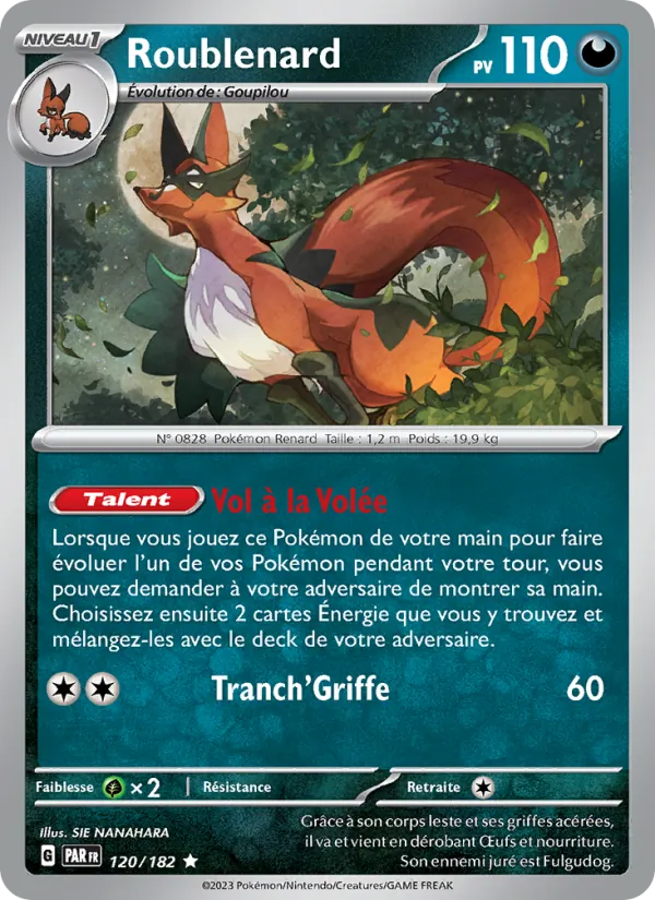Roublenard Faille Paradoxe 120/182