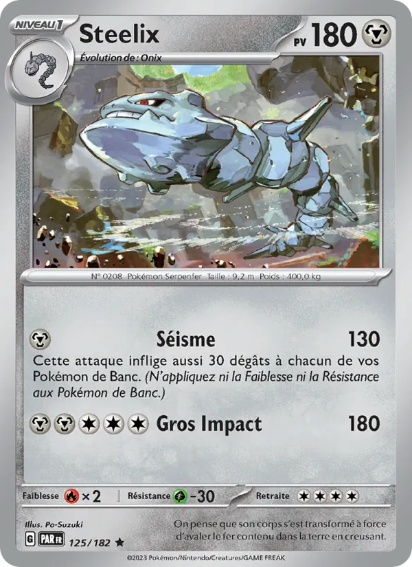 Steelix Faille Paradoxe 125/182