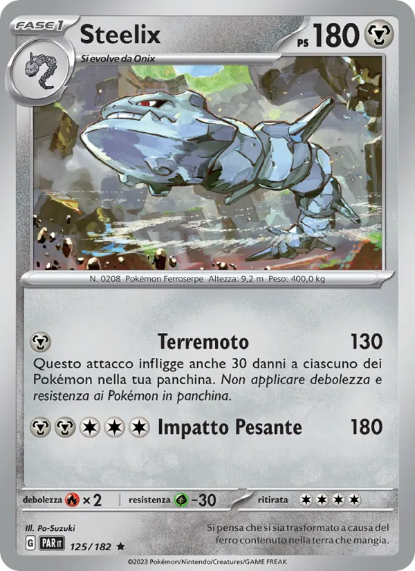 Steelix Paradosso Temporale 125/182