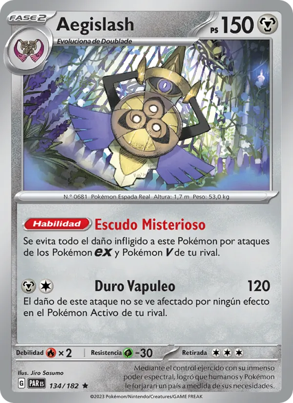 Aegislash Brecha Paradójica 134/182