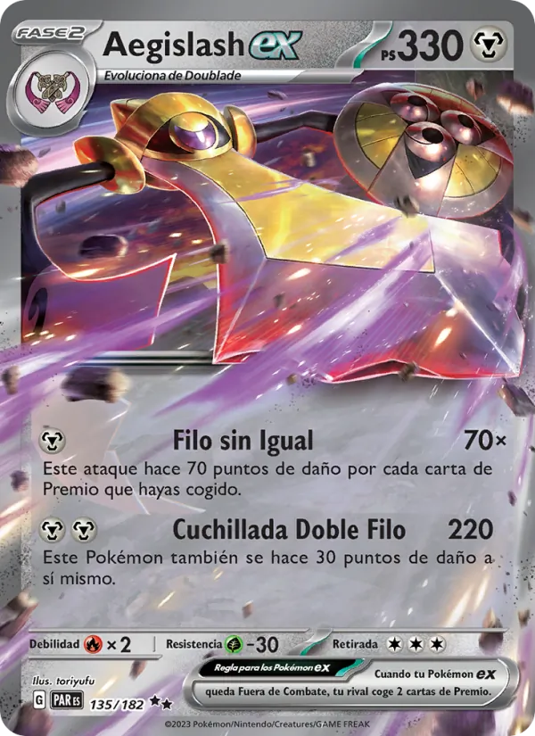 Aegislash ex Brecha Paradójica 135/182