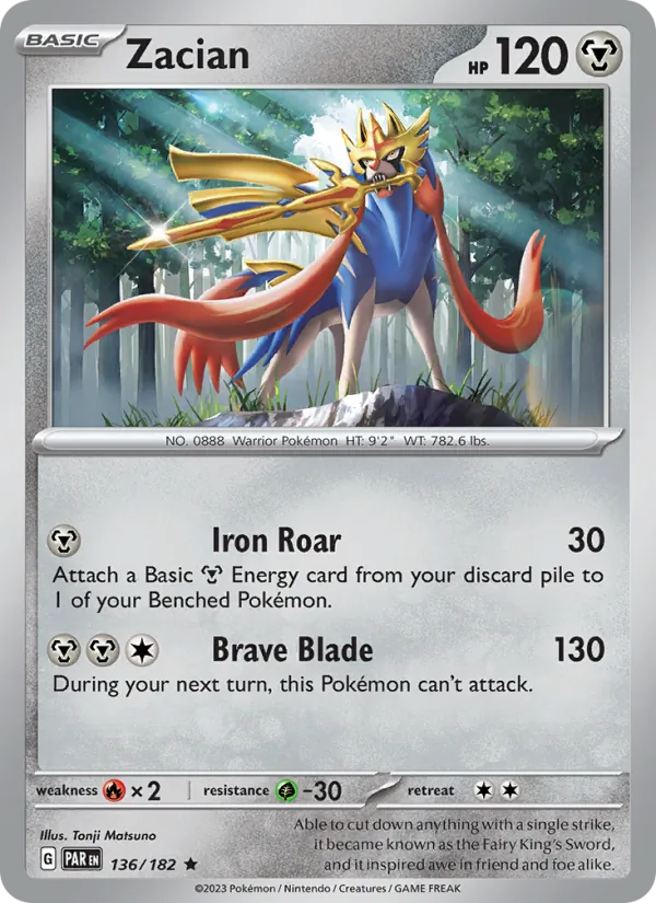 Zacian Paradox Rift 136/182