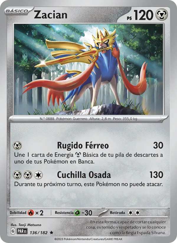 Zacian Brecha Paradójica 136/182