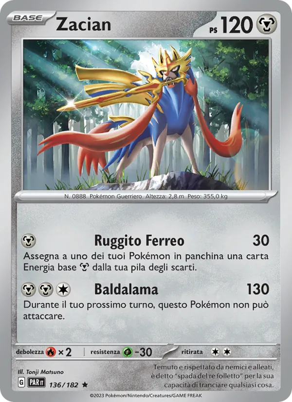 Zacian Paradosso Temporale 136/182