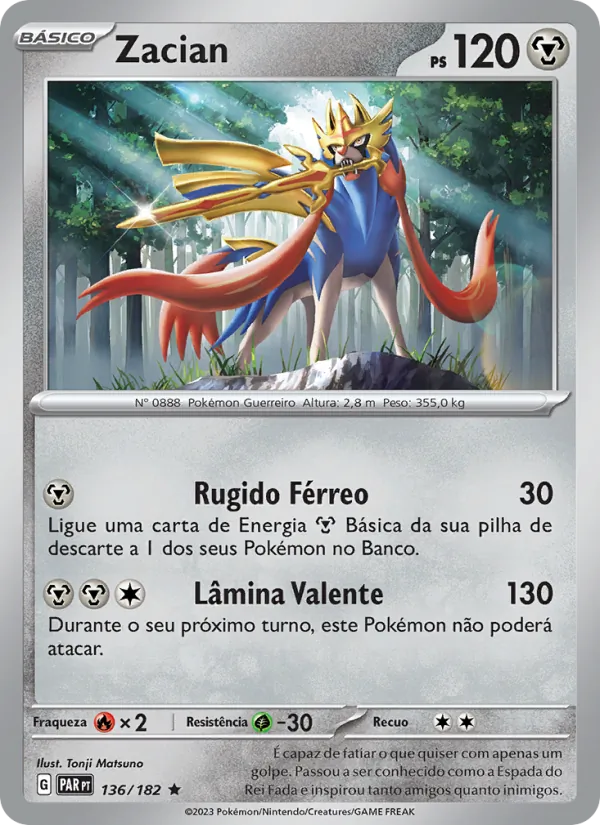 Zacian Fenda Paradoxal 136/182