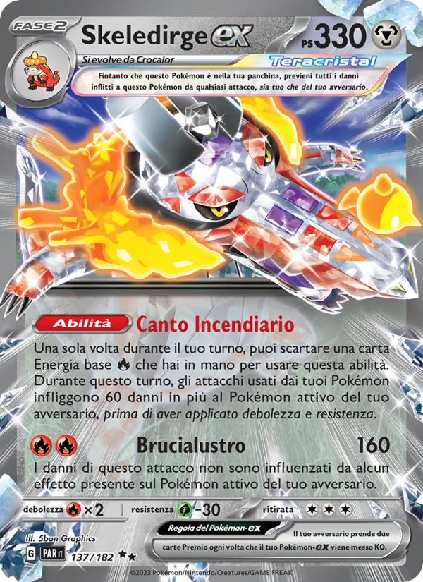 Skeledirge-ex Paradosso Temporale 137/182