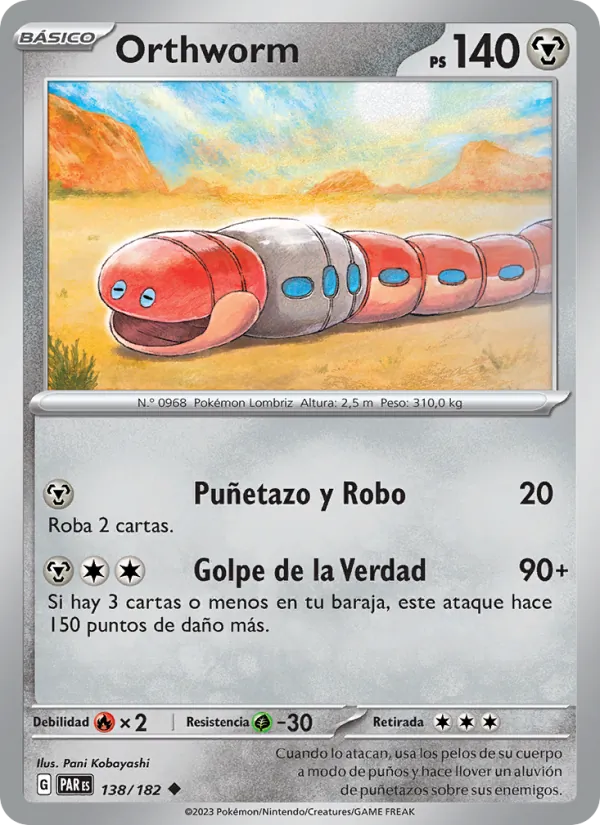 Orthworm Brecha Paradójica 138/182