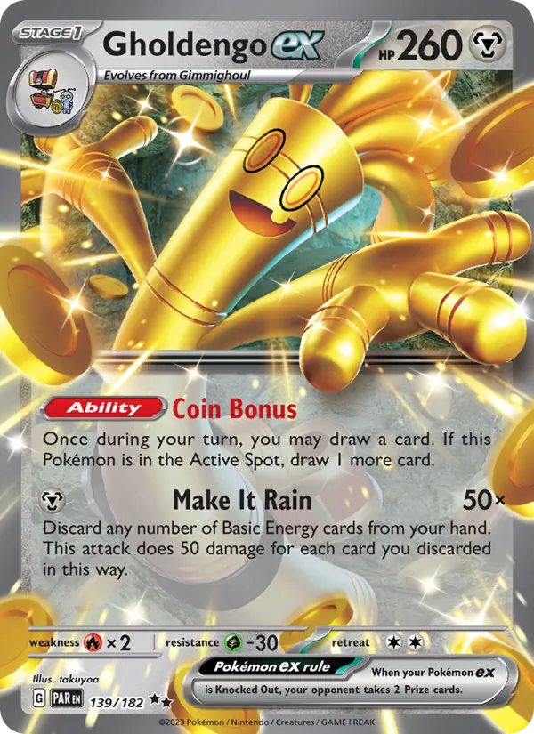 Gholdengo ex Paradox Rift 139/182