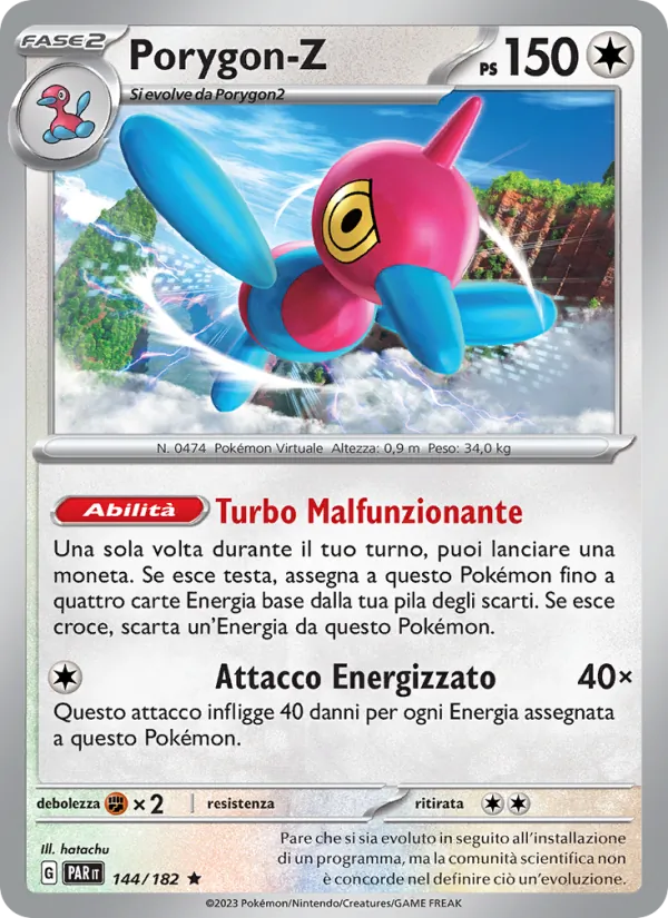 Porygon-Z Paradosso Temporale 144/182