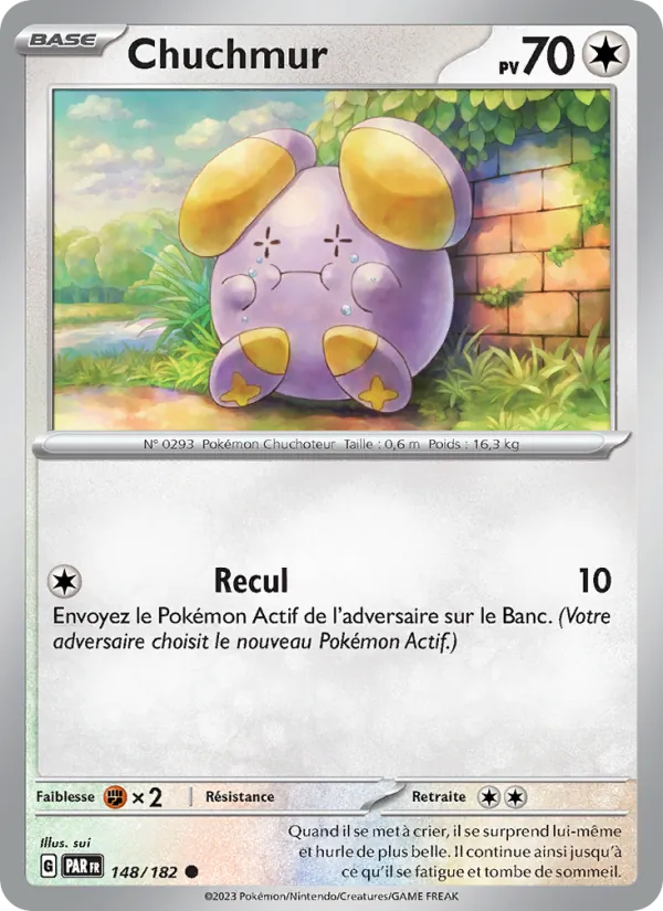 Chuchmur Faille Paradoxe 148/182