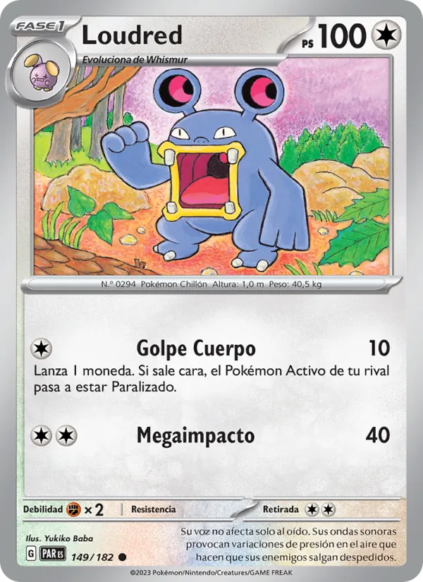 Loudred Brecha Paradójica 149/182