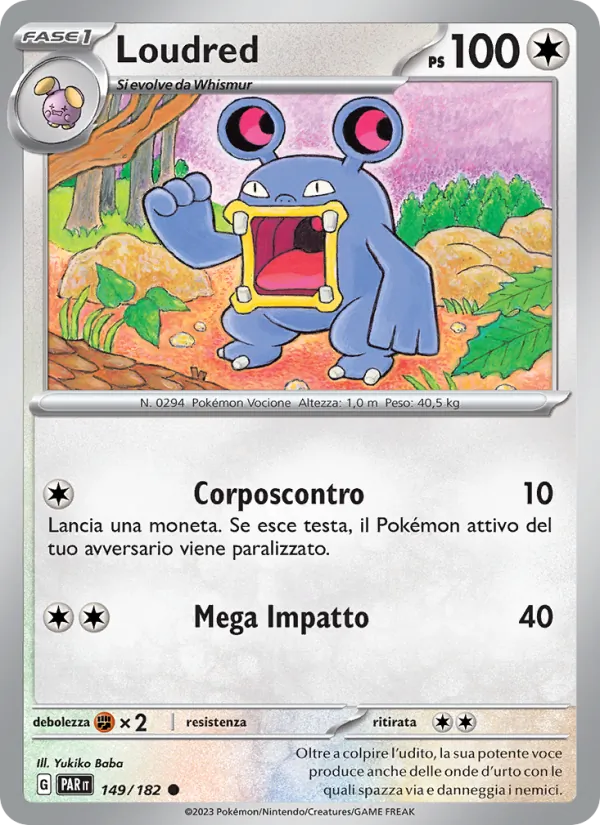 Loudred Paradosso Temporale 149/182