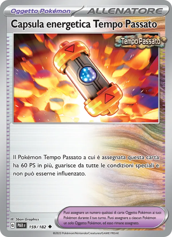 Capsula energetica Tempo Passato Paradosso Temporale 159/182