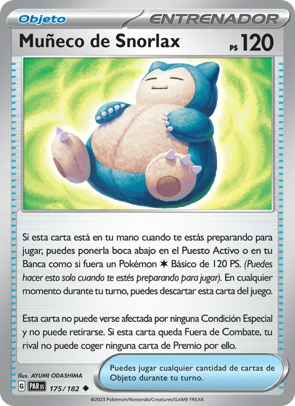 Muñeco de Snorlax Brecha Paradójica 175/182