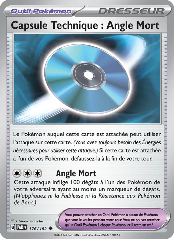 Capsule Technique : Angle Mort Faille Paradoxe 176/182