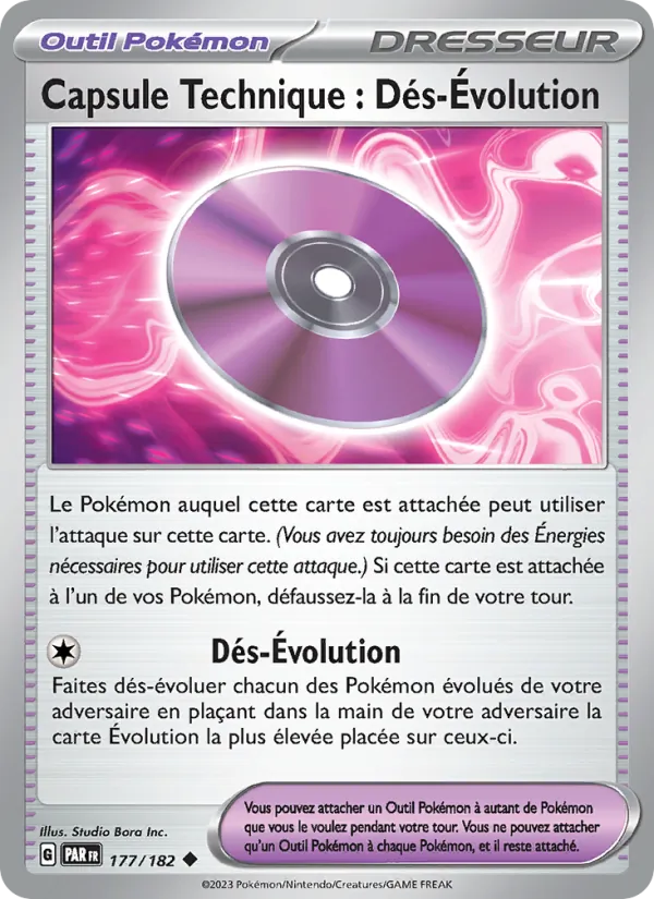Capsule Technique : Dés-Évolution Faille Paradoxe 177/182