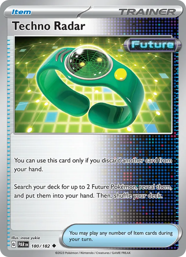 Techno Radar Paradox Rift 180/182