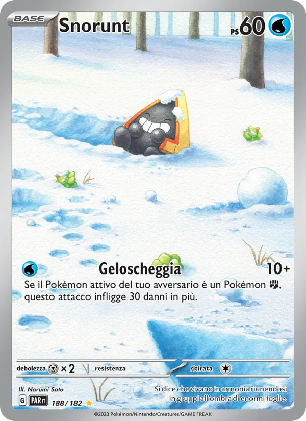 Snorunt Paradosso Temporale 188/182