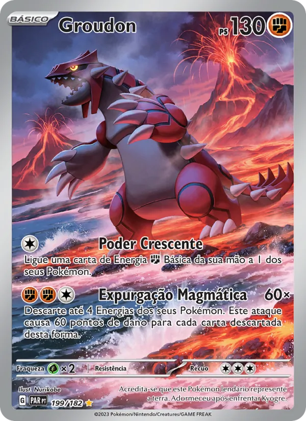 Groudon Fenda Paradoxal 199/182