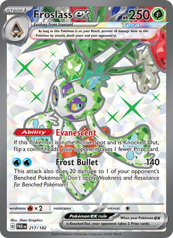 Froslass ex Paradox Rift 217/182
