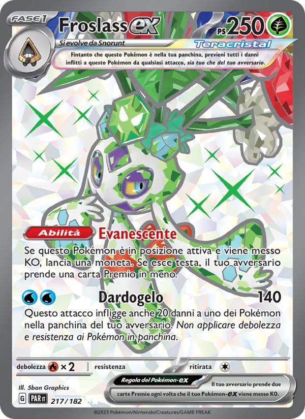 Froslass-ex Paradosso Temporale 217/182