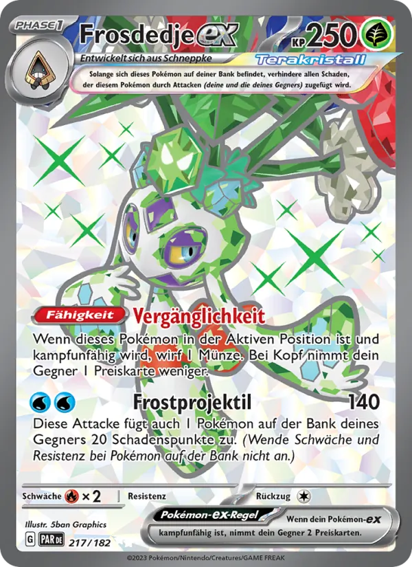 Frosdedje-ex Paradoxrift 217/182