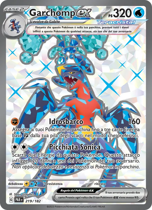 Garchomp-ex Paradosso Temporale 219/182