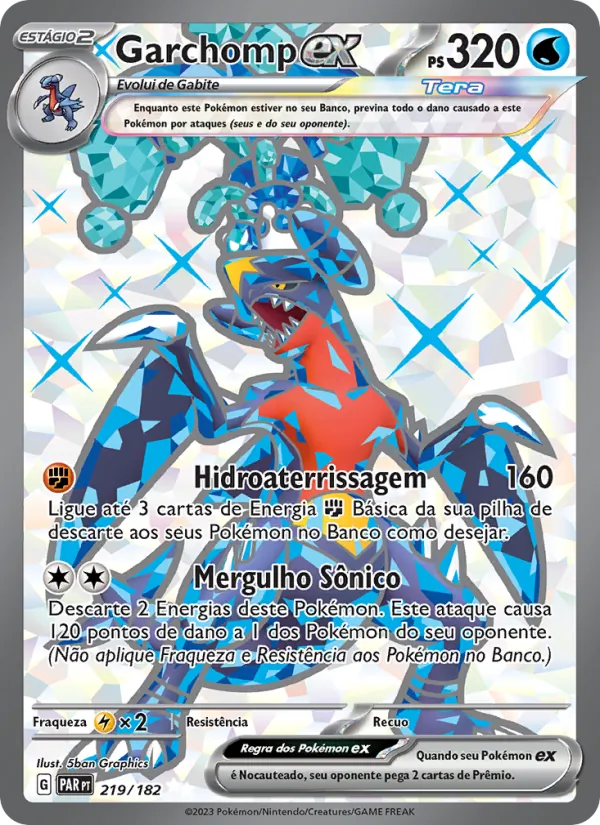 Garchomp ex Fenda Paradoxal 219/182