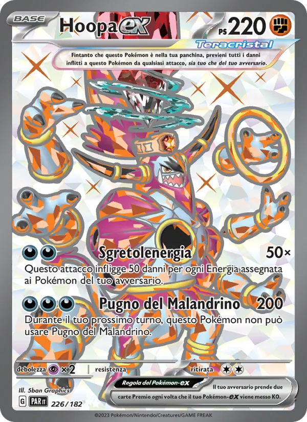 Hoopa-ex Paradosso Temporale 226/182