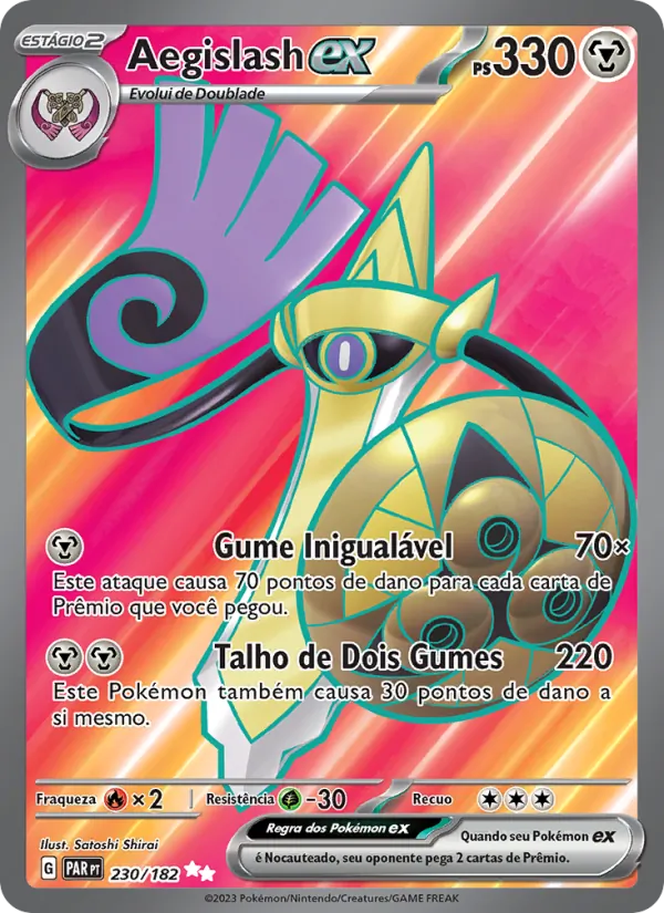 Aegislash ex Fenda Paradoxal 230/182