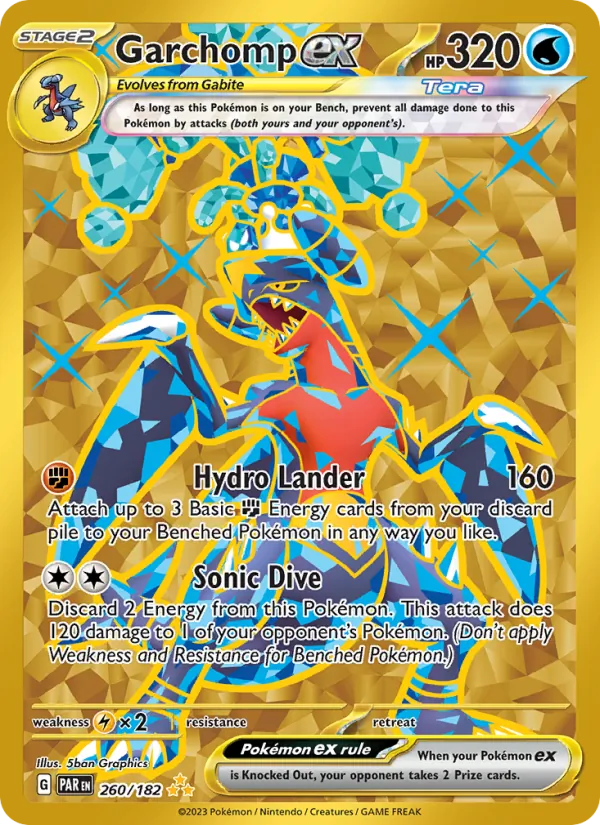 Garchomp ex Paradox Rift 260/182