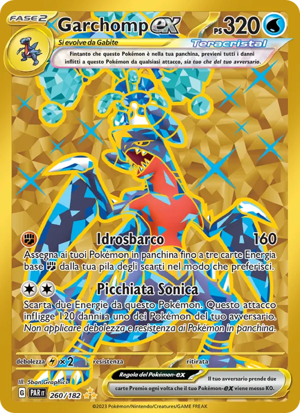 Garchomp-ex Paradosso Temporale 260/182