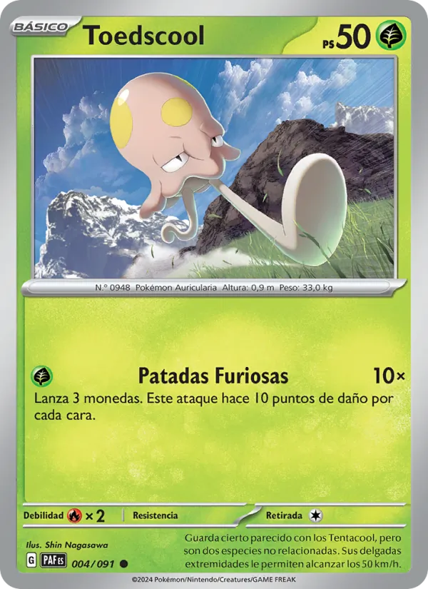 Toedscool Destinos de Paldea 004/91
